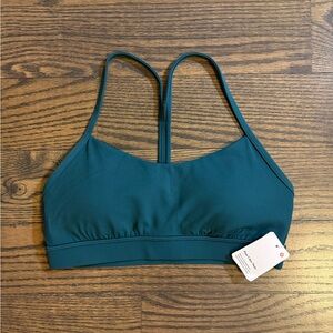 NWT lululemon flow y bra *nulu size 8 storm teal